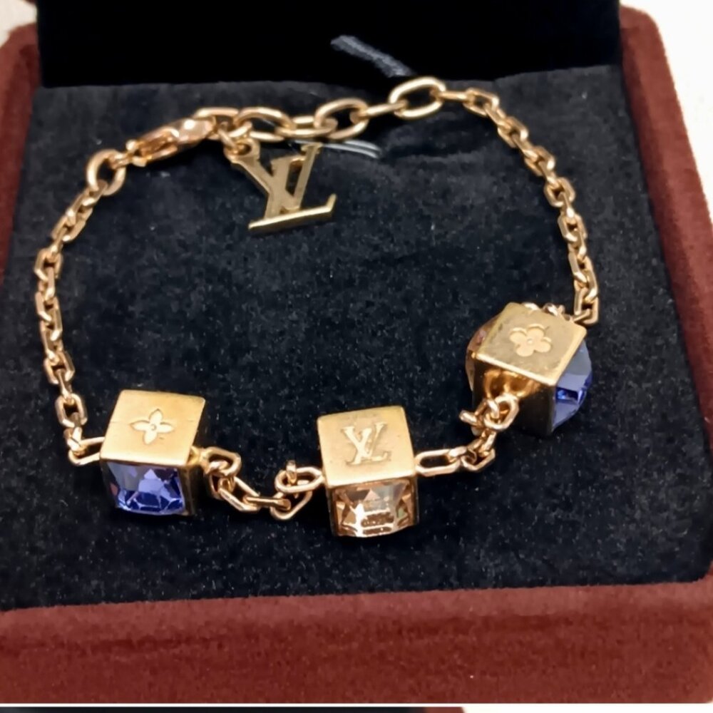 Louis Vuitton Gamble Swarovski crystal bracelet